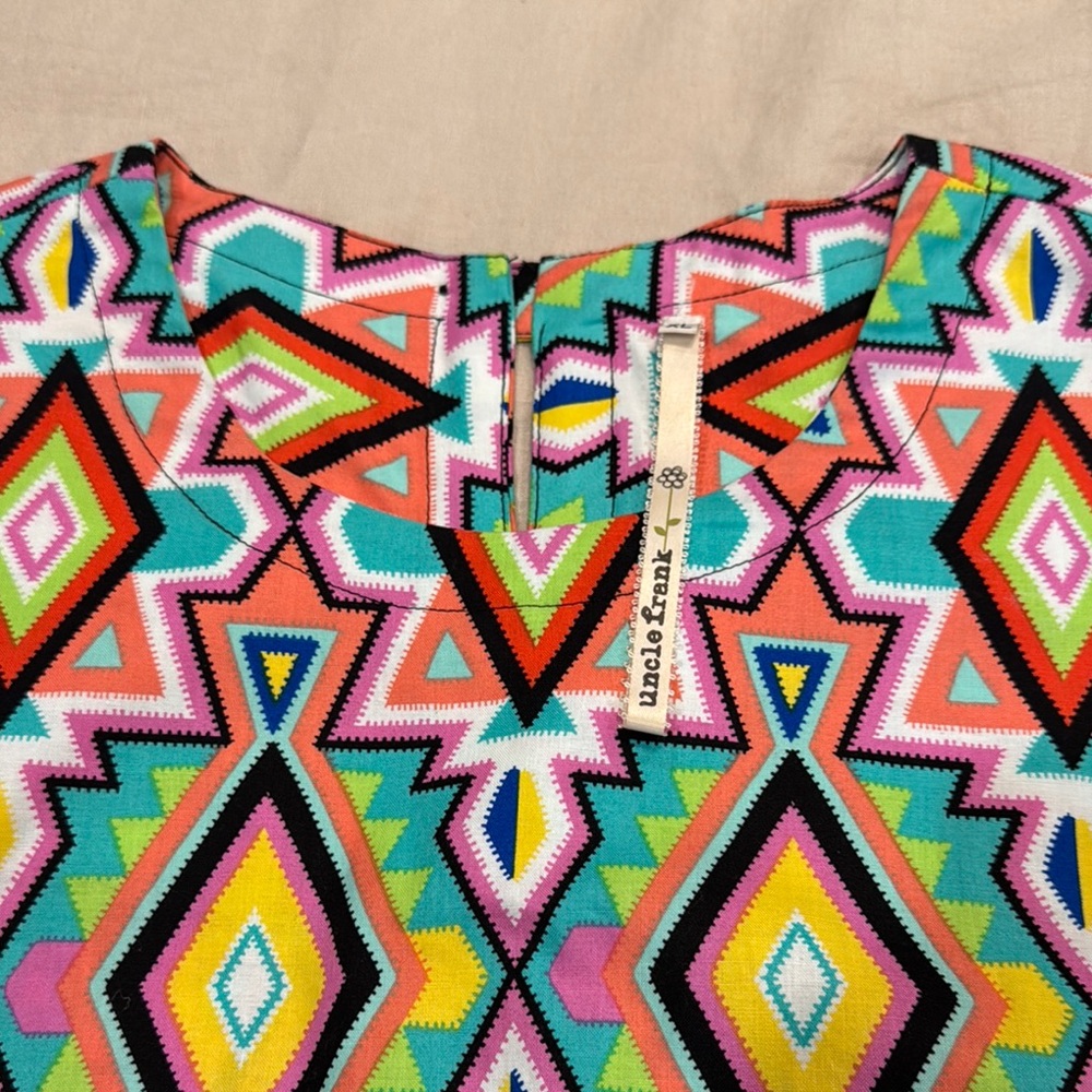 Geometric Patterned Dress - Picture 3 of 5